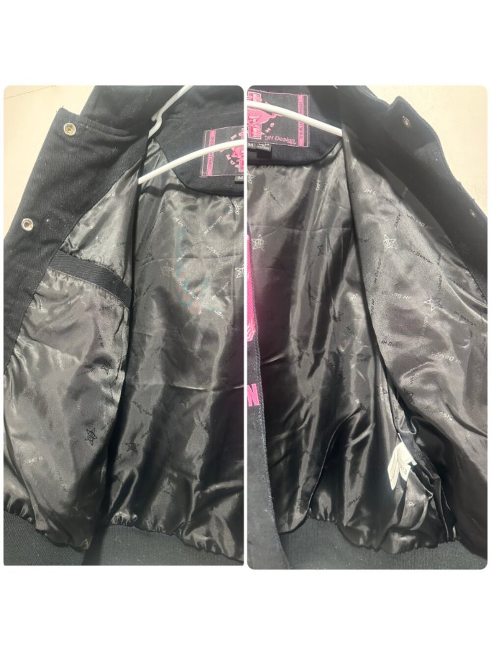 JH Design Ford Mustang Racing Jacket Womens Medium Embroidered Heavy Canvas Y2K - Picture 8 of 16